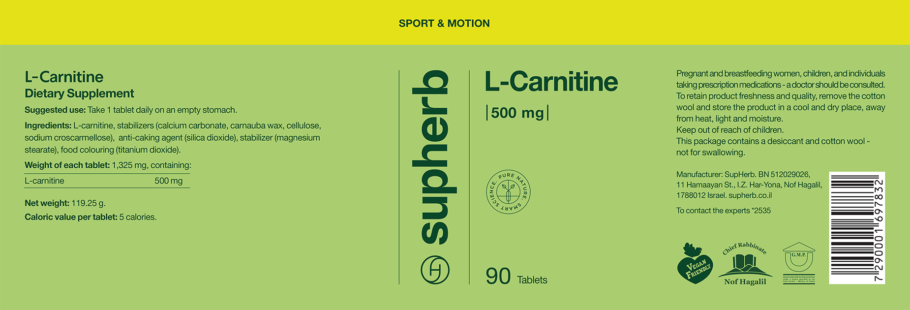 L- carnitine 500 L- carnitine 500