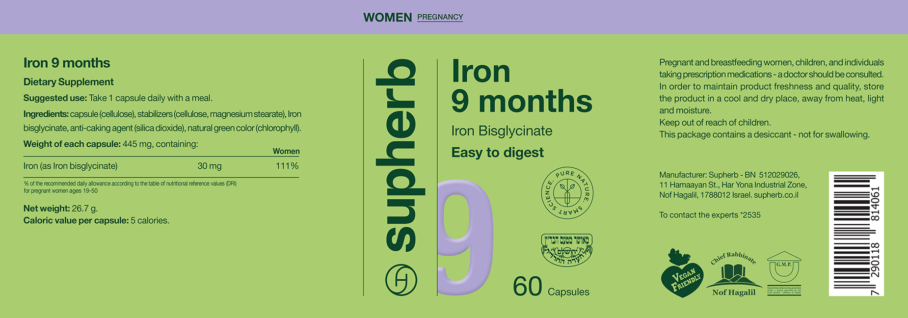 Iron 9 Months Iron 9 Months